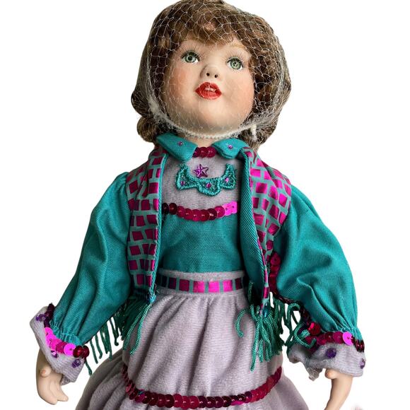 Paradise Galleries Country Singers Collection Shannon Doll Porcelain Vtg READ - Picture 6 of 16